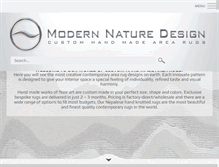 Tablet Screenshot of modernnaturedesign.com